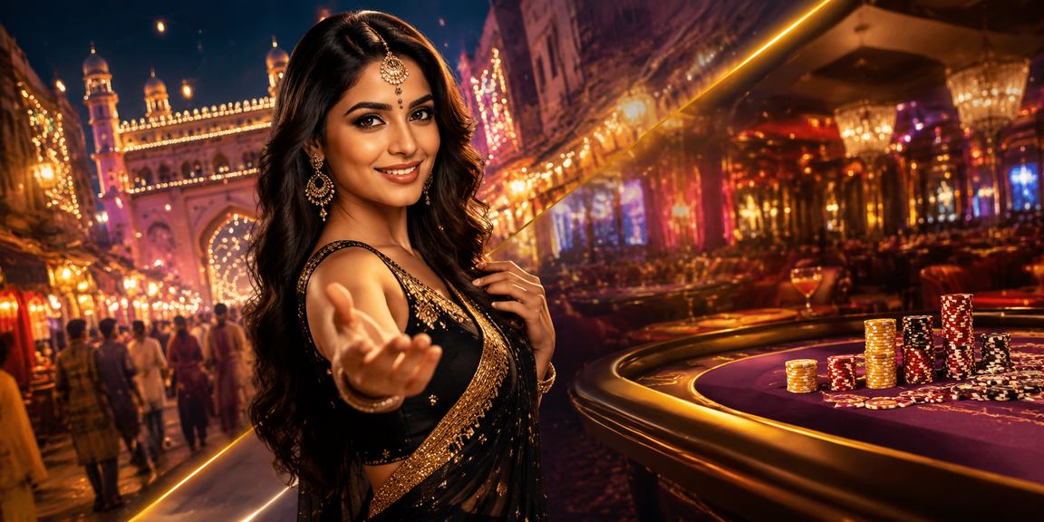 Mobile user playing casino games in India